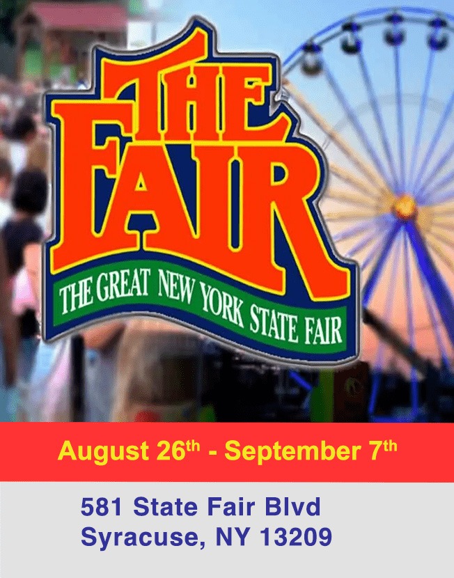 Find Butcher Boys at the NY State Fair August 26h-September 7, 2026